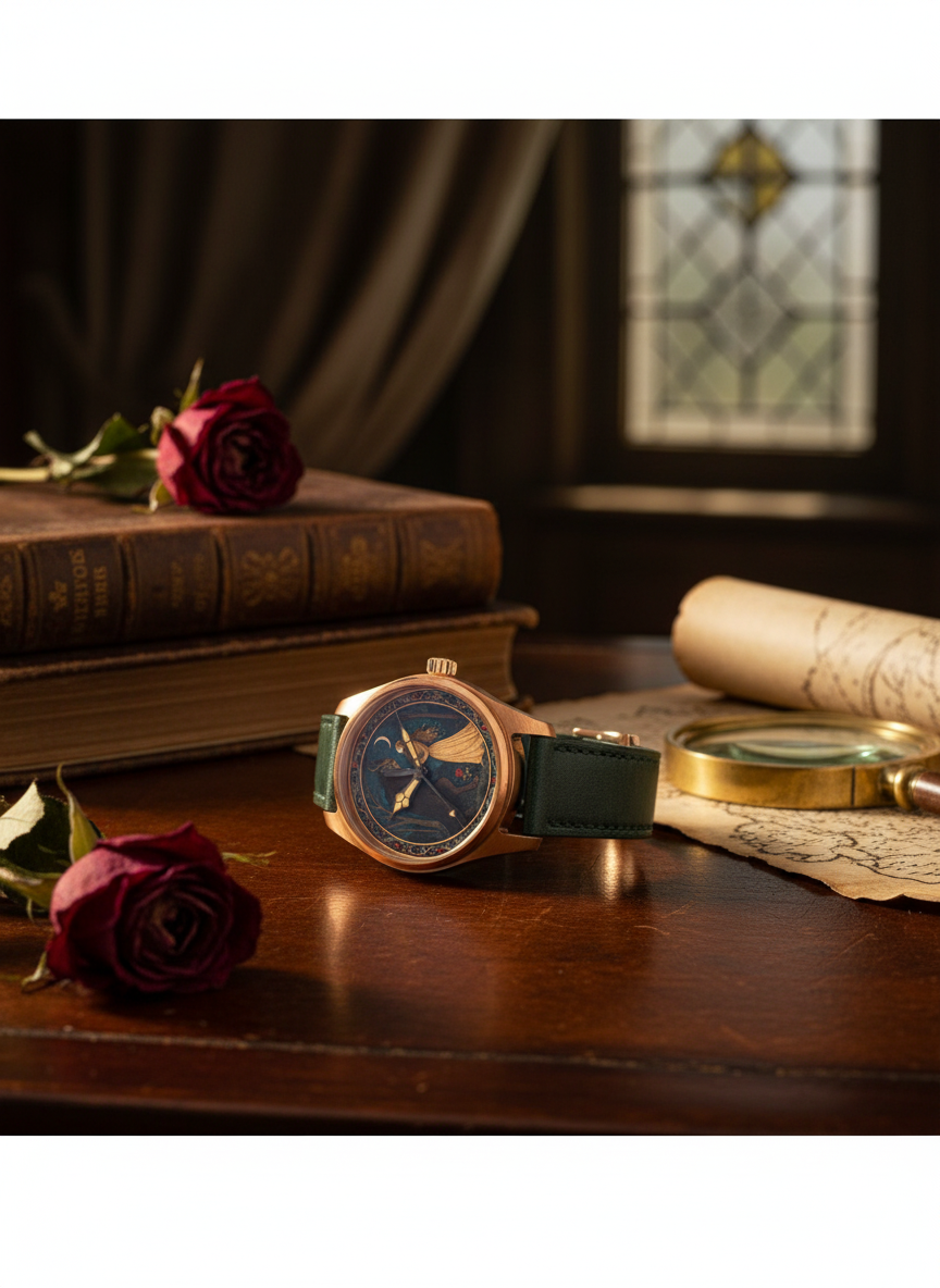 Beauty and the Beast Victorian Fairytale Watch
